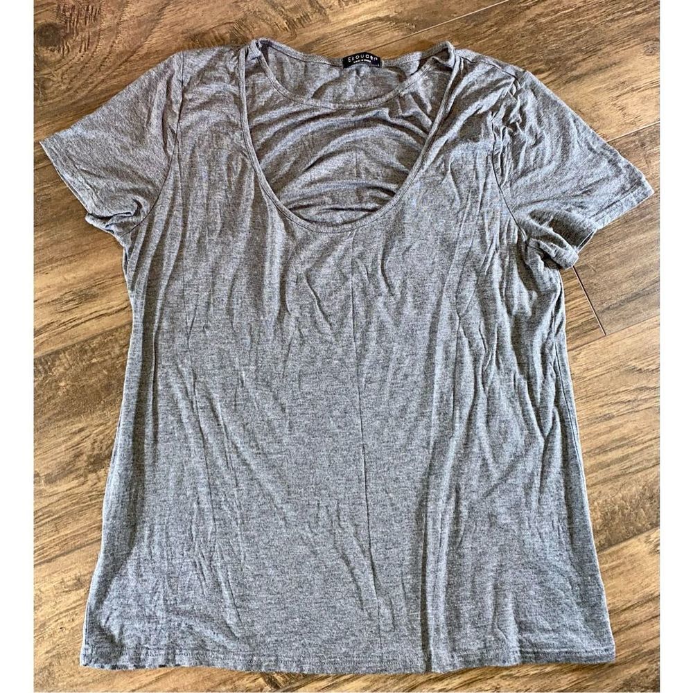 Ekouaer Women's Maternity T-Shirt Double Layer Maternity Shirt Large